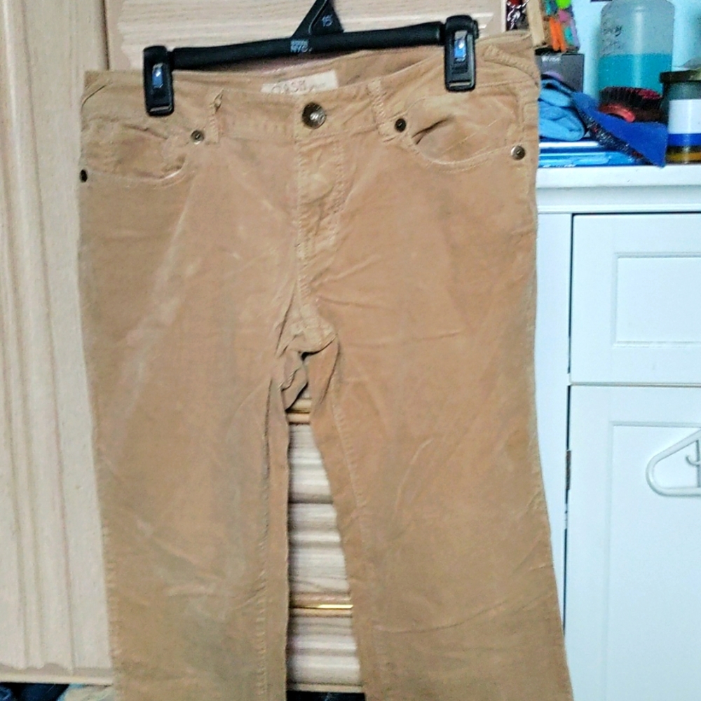Tan corduroy jeans